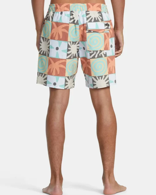 ATLAS ELASTIC WAIST 17" BOARDSHORTS