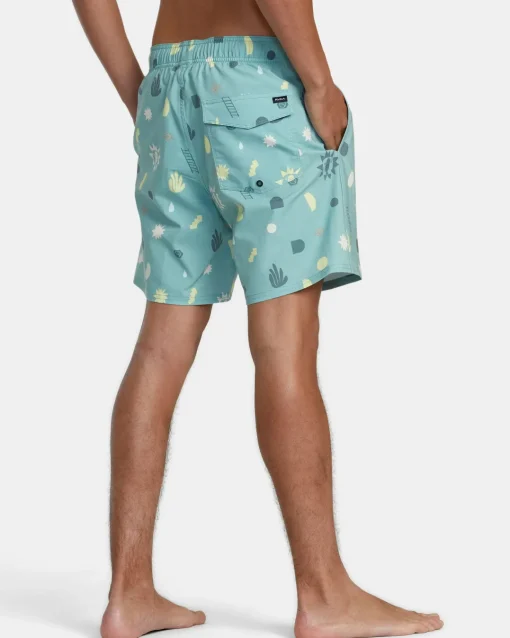 ATLAS ELASTIC WAIST 17" BOARDSHORTS