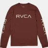 BIG RVCA LONG SLEEVE TEE