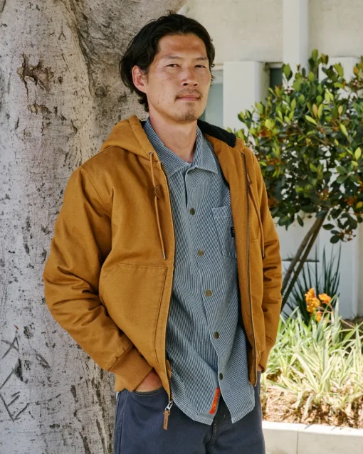 CHAINMAIL SHERPA LINED JACKET