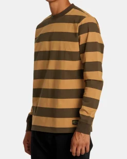CHAINMAIL STRIPE LONG SLEEVE TEE