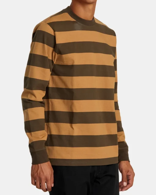 CHAINMAIL STRIPE LONG SLEEVE TEE