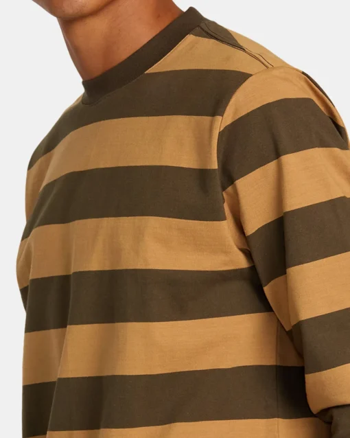 CHAINMAIL STRIPE LONG SLEEVE TEE