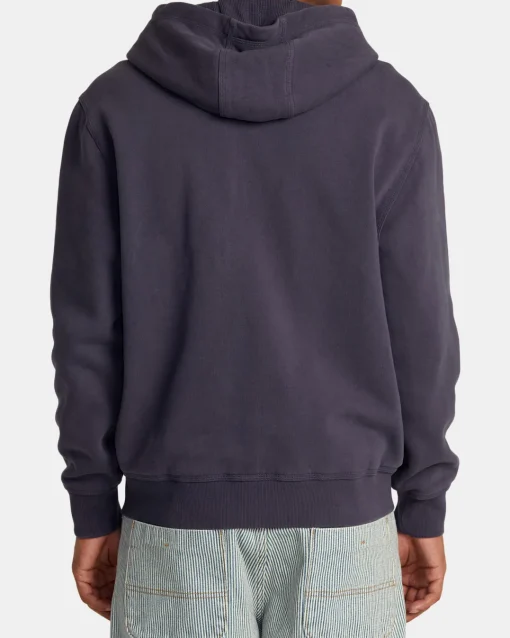 CHAINMAIL ZIP-UP HOODED SWEATSHIRT