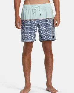 COUNTY ELASTIC WAIST 17" BOARDSHORTS