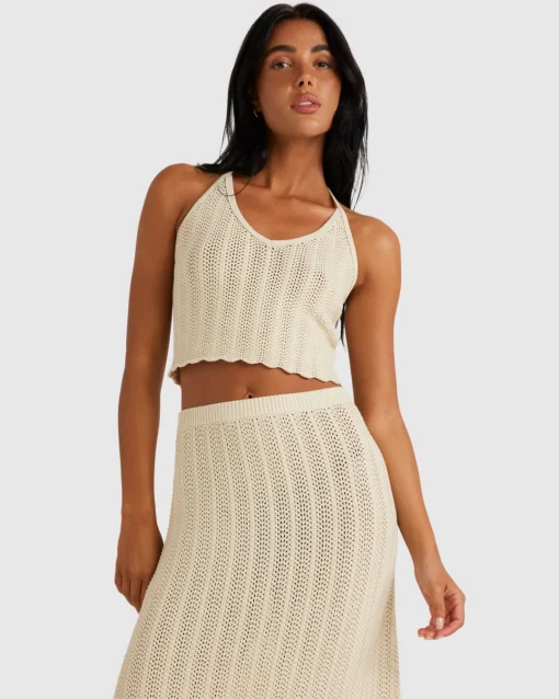 CROCHET HALTER TOP