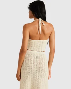 CROCHET HALTER TOP