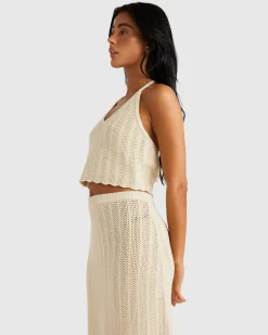 CROCHET HALTER TOP