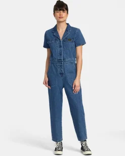 DAYSHIFT DENIM JUMPSUIT