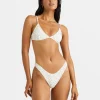 DITSY RIB TRI BIKINI TOP