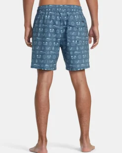 DORADO ELASTIC WAIST BOARDSHORTS 17''