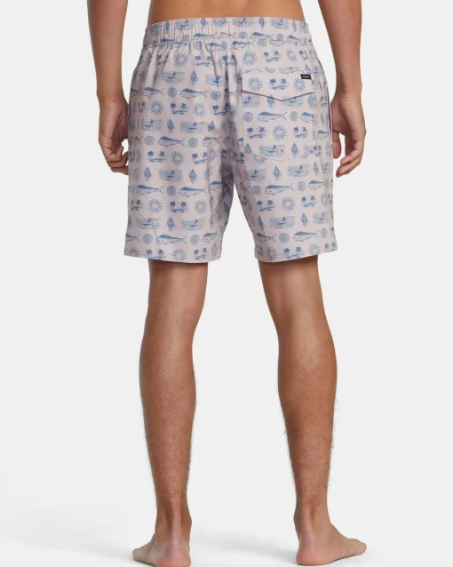 DORADO ELASTIC WAIST BOARDSHORTS 17''