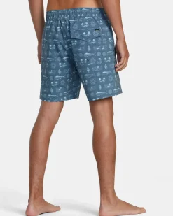 DORADO ELASTIC WAIST BOARDSHORTS 17''