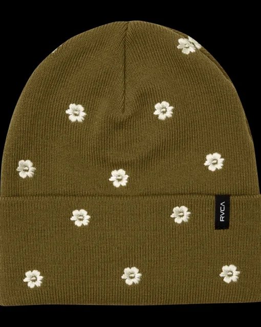 EMBROIDERED ESSENTIAL BEANIE