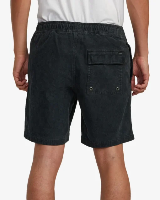 ESCAPE 17" ELASTIC WAIST CORDUROY SHORTS