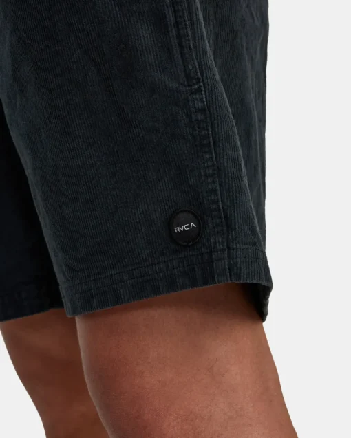 ESCAPE 17" ELASTIC WAIST CORDUROY SHORTS