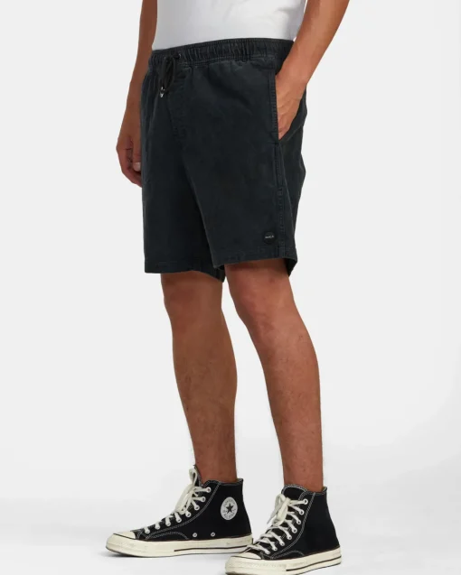 ESCAPE 17" ELASTIC WAIST CORDUROY SHORTS