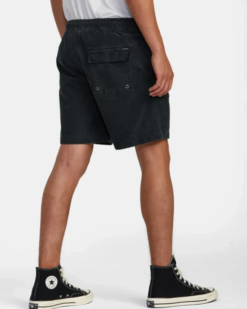 ESCAPE 17" ELASTIC WAIST CORDUROY SHORTS