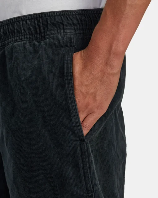 ESCAPE 17" ELASTIC WAIST CORDUROY SHORTS