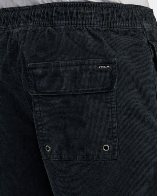 ESCAPE 17" ELASTIC WAIST CORDUROY SHORTS