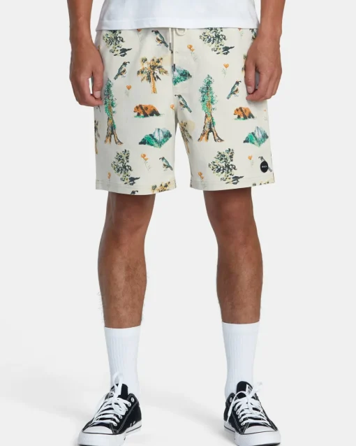 ESCAPE PRINT 17" SHORTS