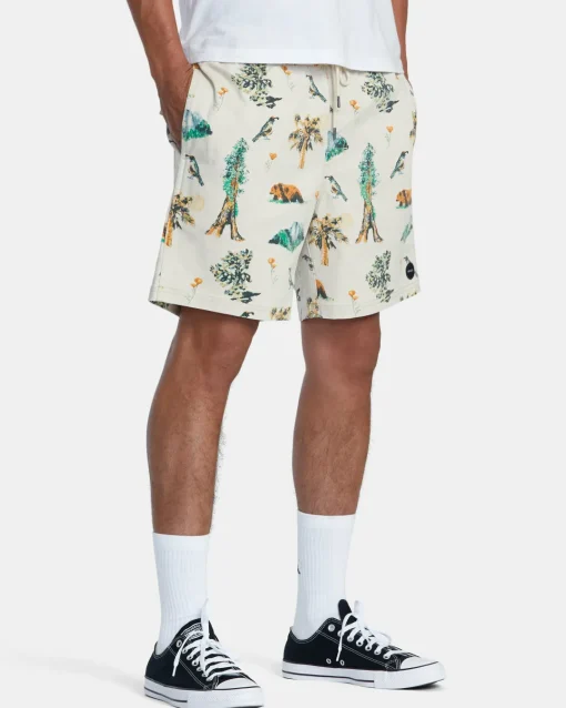 ESCAPE PRINT 17" SHORTS