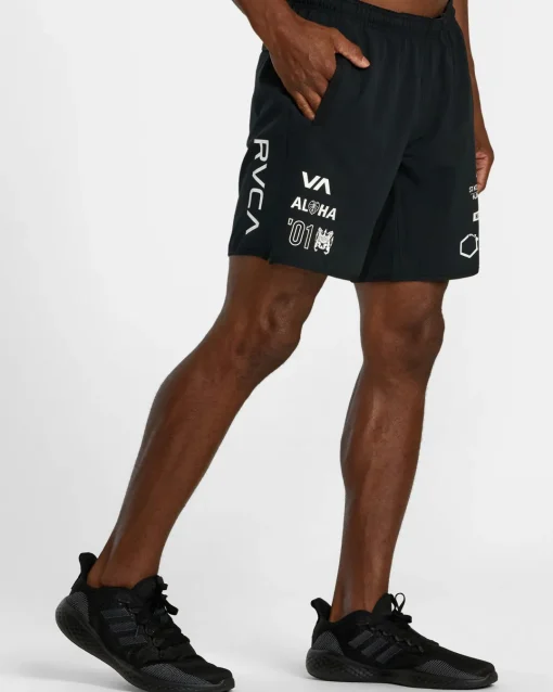 HAWAII ALL BRAND YOGGER STRETCH 17" SHORTS