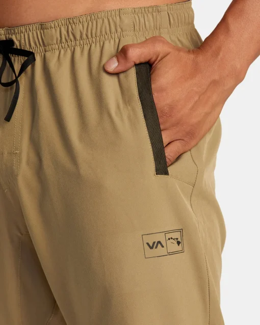 HAWAII ELASTIC WAIST YOGGER PANTS