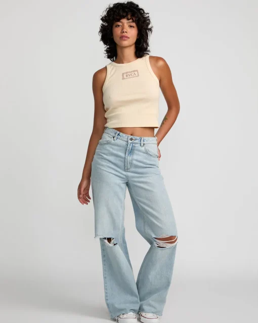 ISLAND LEI CROPPED TANK TOP