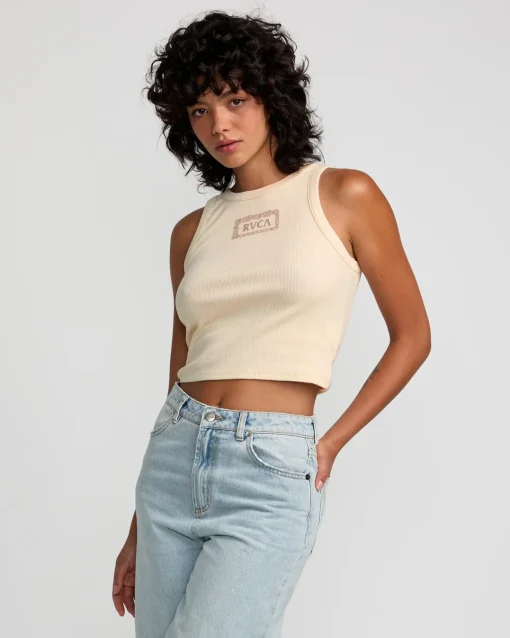 ISLAND LEI CROPPED TANK TOP