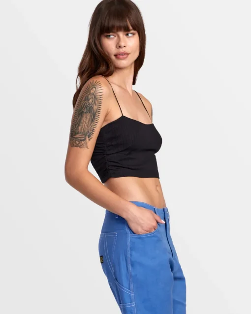 LEXI WIDE RIB FITTED TANK TOP