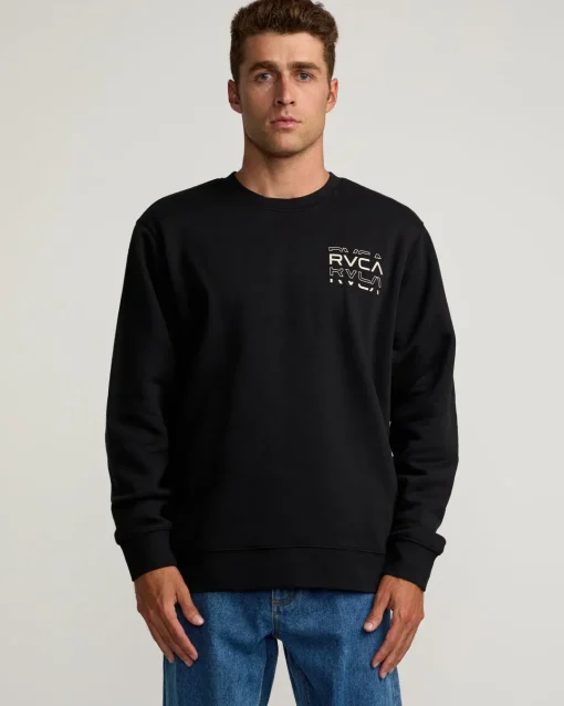LOGO SHATTER CREW SWEATSHIRT