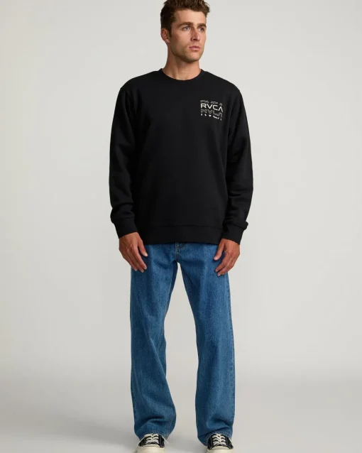 LOGO SHATTER CREW SWEATSHIRT