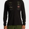 MULTI GRID LONG SLEEVE TEE