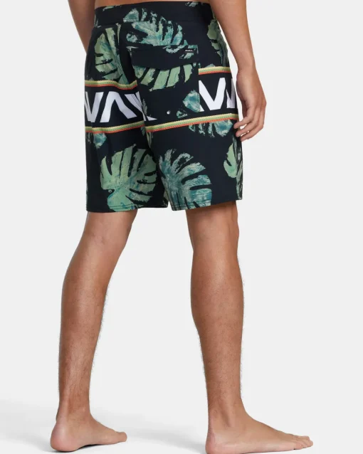 OBLOW HAWAII BANDED BOARDSHORTS 18''