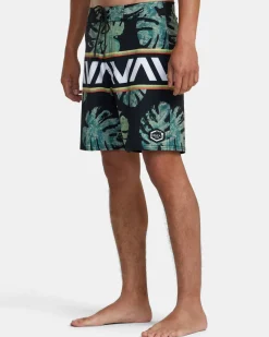 OBLOW HAWAII BANDED BOARDSHORTS 18''