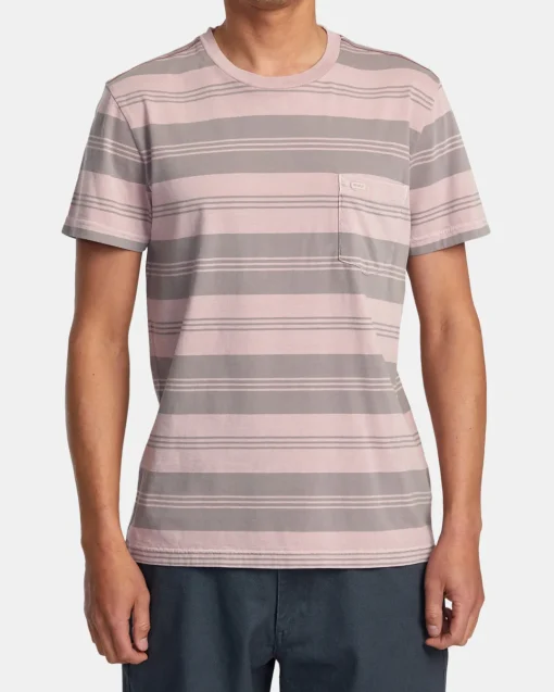 PTC STRIPE SHORT SLEEVE KNIT