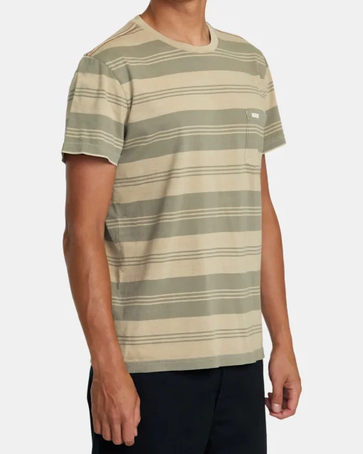 PTC STRIPE SHORT SLEEVE KNIT