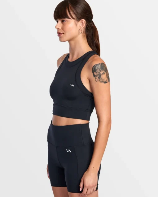RIBBED FITTED TANK TOP