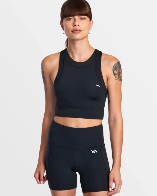 RIBBED FITTED TANK TOP