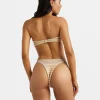RIPPLE AND TWIST SKIMPY COVERAGE BIKINI BOTTOMS