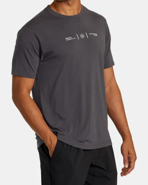RVCA CHECK BOX SHORT SLEEVE TEE