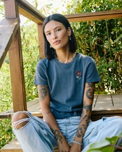 RVCA FLOWER TEE