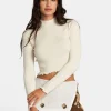 SAVED LONG SLEEVE LONG SLEEVE CROP TOP
