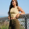 SELECTS SHIVER SWEATER TANK CREW NECK SWEATER