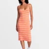 SILHOUETTE BODYCON MIDI DRESS