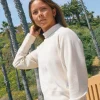 SOFIE WAFFLE MOCK NECK