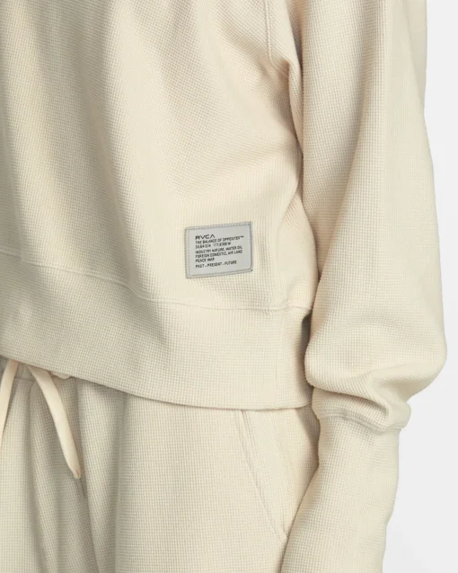 SOFIE WAFFLE MOCK NECK