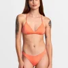 SOLID SHIMMER CROSSBACK TRIANGLE BIKINI TOP