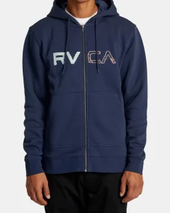 SPLIT PATH ZIP HOODIE